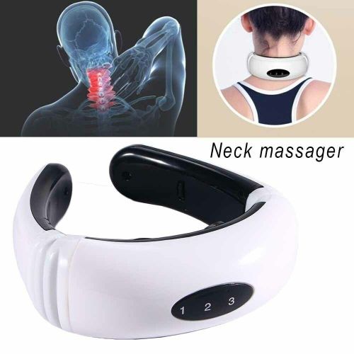 Electric Tens Unit Pulse Neck Massager Magnetic Pulse Therapy Vertebra Relax Electric Tens Unit Pulse Neck Massager Magnetic Pulse Therapy Vertebra Relax
